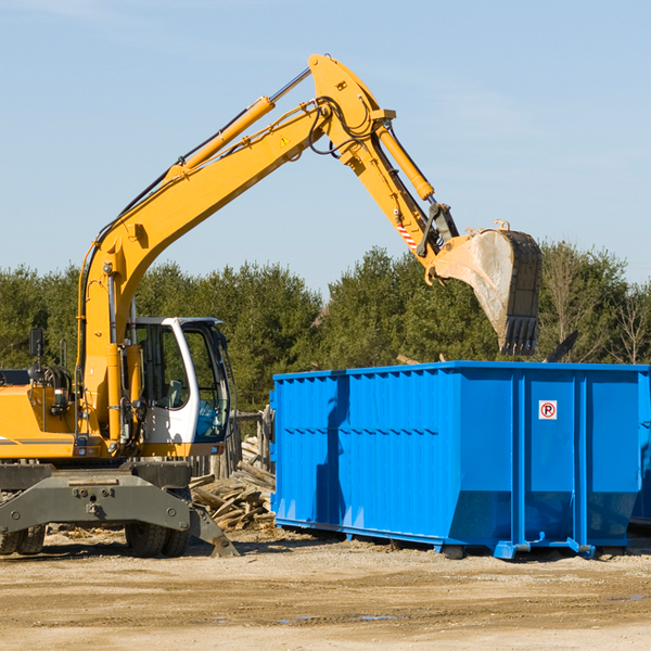 what size residential dumpster rentals are available in Yorkville Tennessee